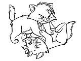aristocats coloring pages
