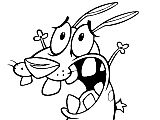 courage-the-cowardly-dog coloring pages